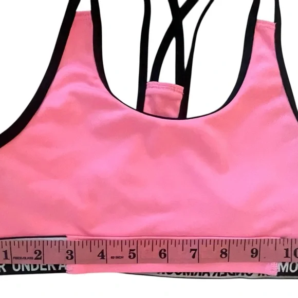 Under Armour Pink and Black Sports Bra - Picture 3 of 4